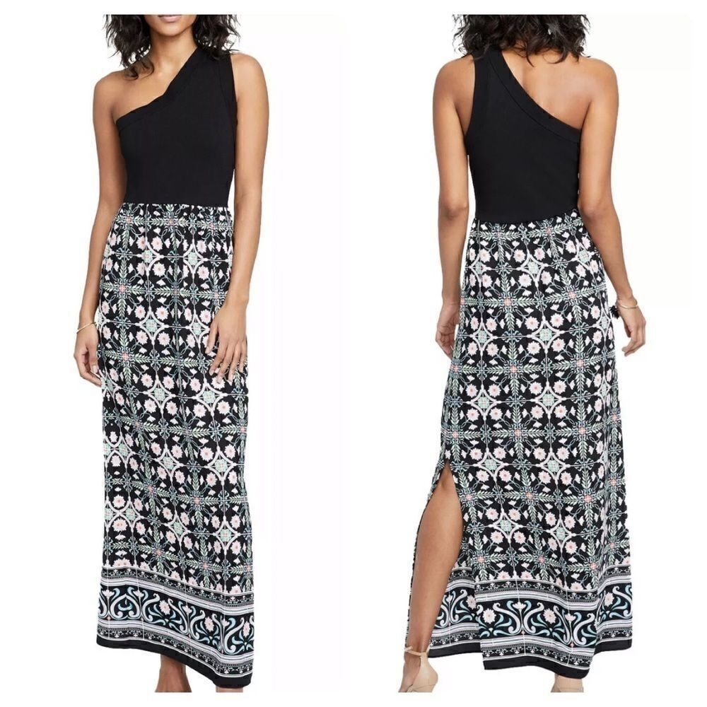 NWT Rachel Roy One Shoulder Maxi Dress - XS‎